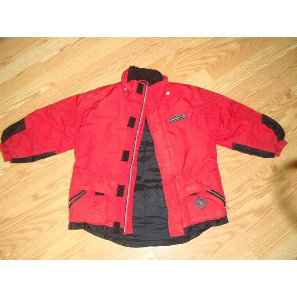 Winter Coat Red Down Size 8 - Picture 1 of 3